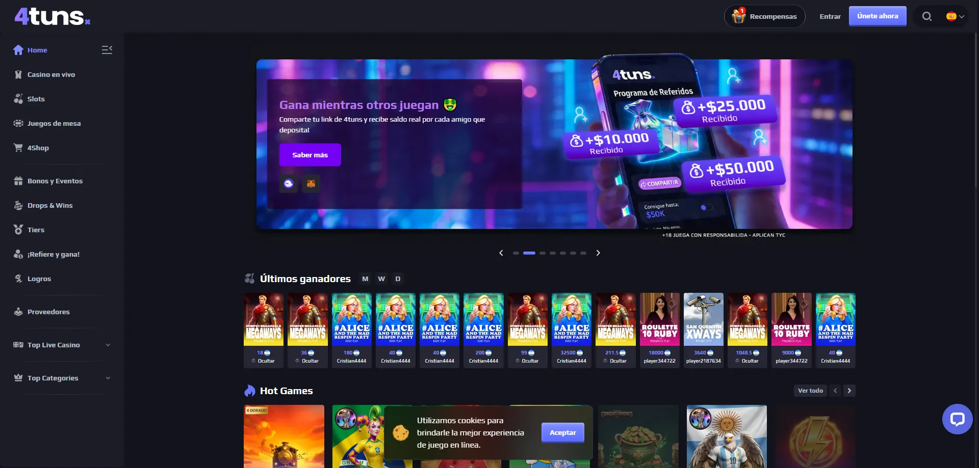4tuns Casino Chile – plataforma de juegos en línea confiable 2026